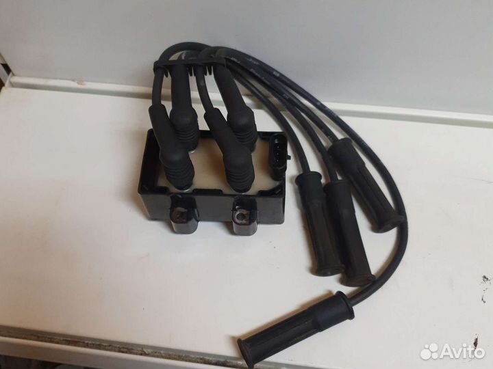 Катушка зажигания с проводами рено логан 1.6