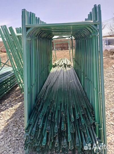 Леса строительные с настилом новые аренда