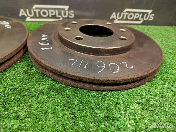 Тормозной диск передний Peugeot 206 хэтчбек 1.4