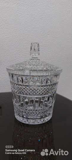 Крюшонница хрустальная. Богемия. Чехословакия