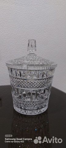 Крюшонница хрустальная. Богемия. Чехословакия