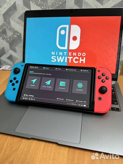Nintendo Switch oled прошитая 128GB(hwfly/picofly)