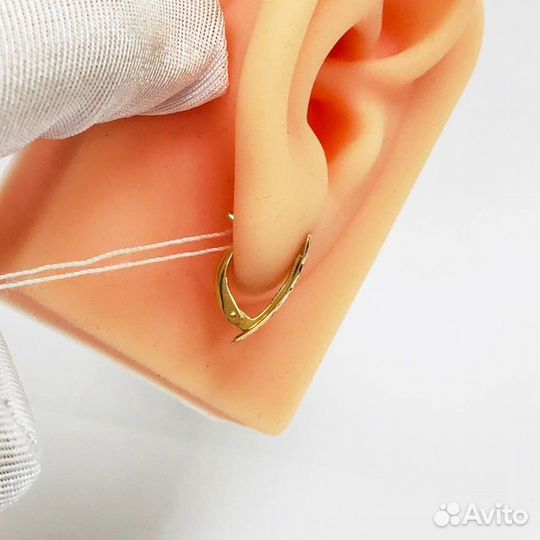 Золотые серьги