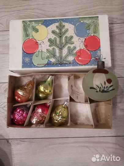 Елочные игрушки СССР