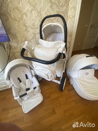 Коляска 3 в 1 Adamax Luciano Deluxe