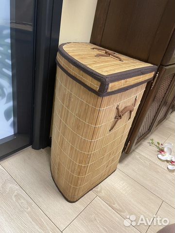 Корзина для белья из бамбука купить в Москве | Товары для дома и дачи ...