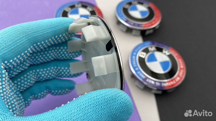 Колпачки заглушки на литые диски BMW эмблема бмв