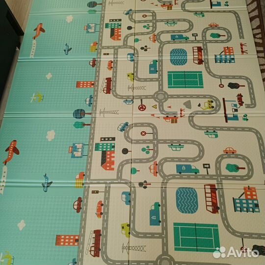 Складной детский коврик 180 200