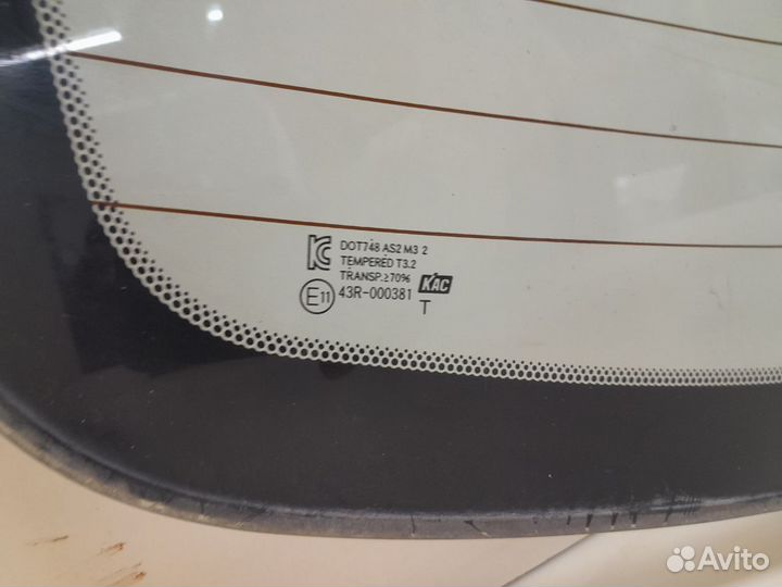 Стекло заднее Hyundai Solaris 2010-2017