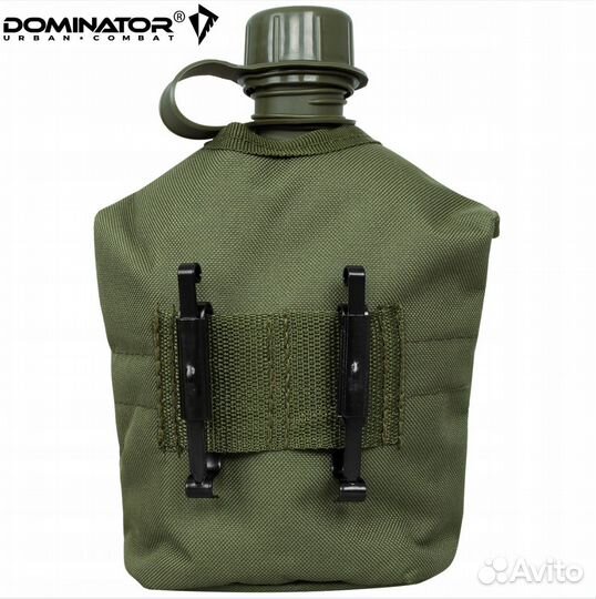 Фляжка армейская в чехле с котелком