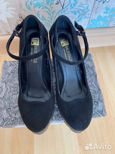 Туфли замшевые