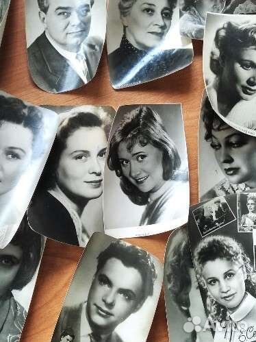 Открытое письмо фото актеров СССР.50-60 годов