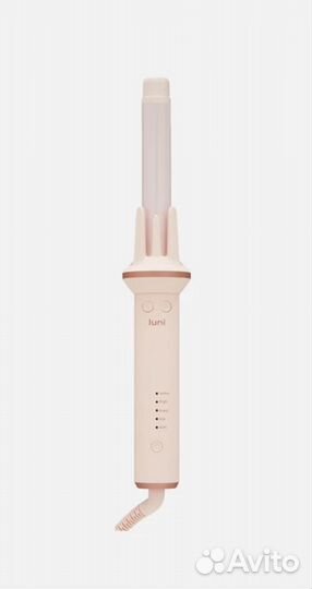 Розовая плойка для завивки волос luni 2.0