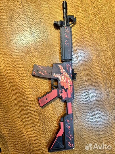 Автомат детский, дерево