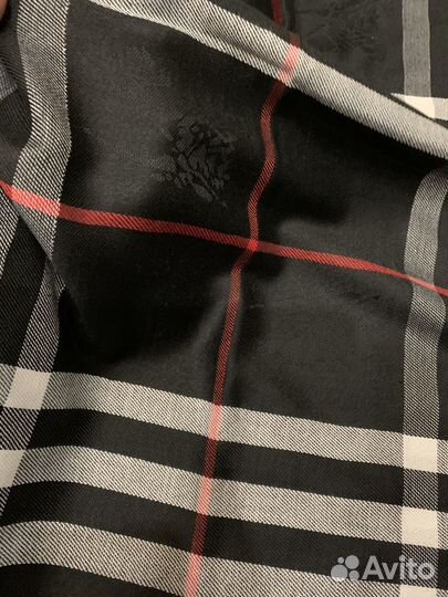 Шарф мужской кашемир Burberry черный