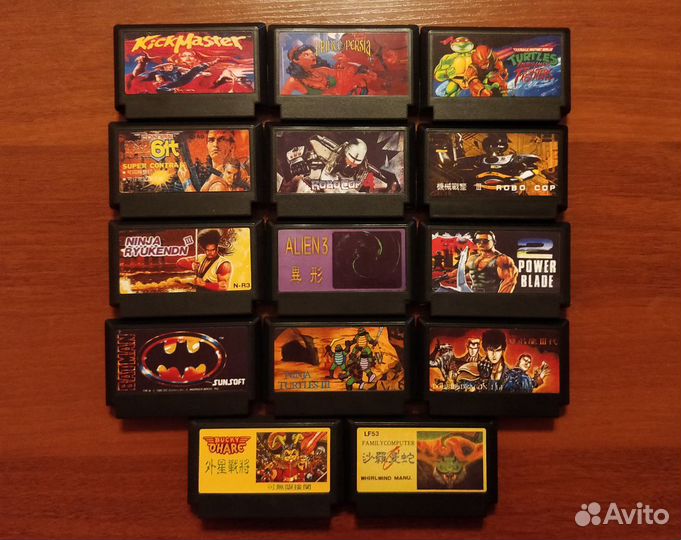 Картриджи Dendy + Dendy Junior 2