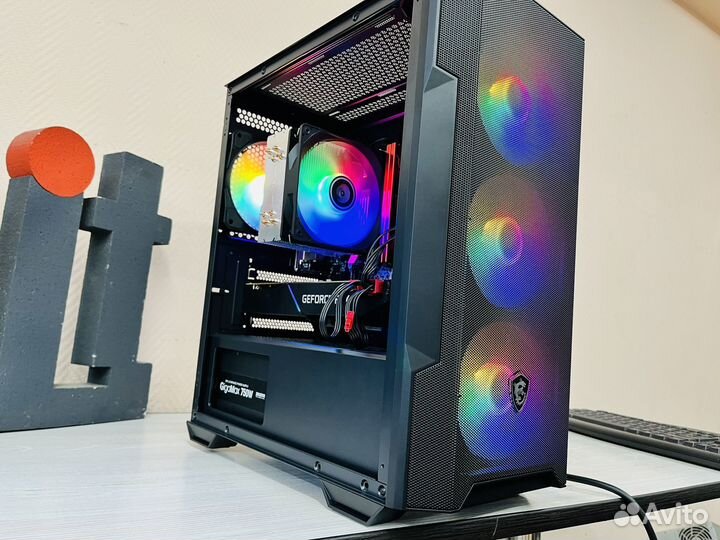 Игровой пк ryzen 5500 RTX 3050 8gb