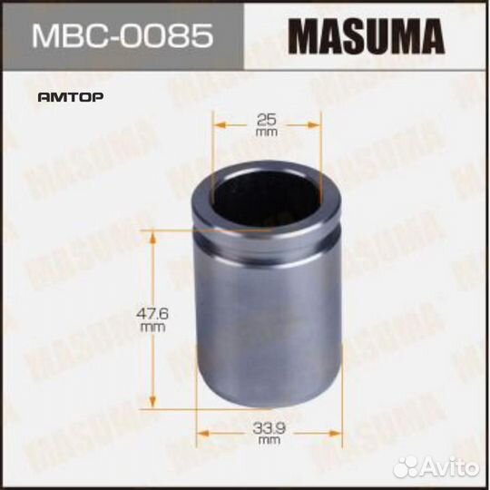 Masuma MBC-0085 Поршень тормозного суппорта Masuma