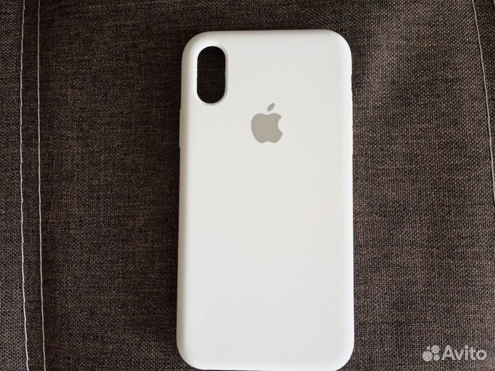 Чехол Силиконовый чехол для iPhone Xs/X белый