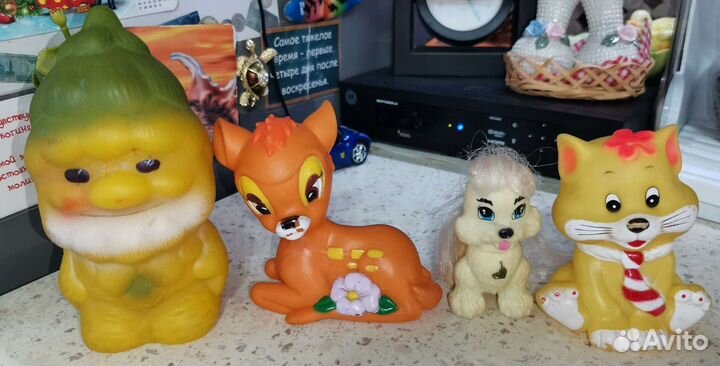 Резиновые сказочные герои игрушки