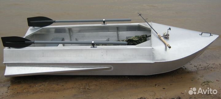 Лодка Романтика-Н 3 м., алюминиевая,с булями,новая