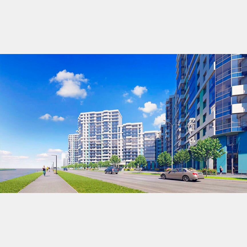 3-к. квартира, 84 м², 2/20 эт.