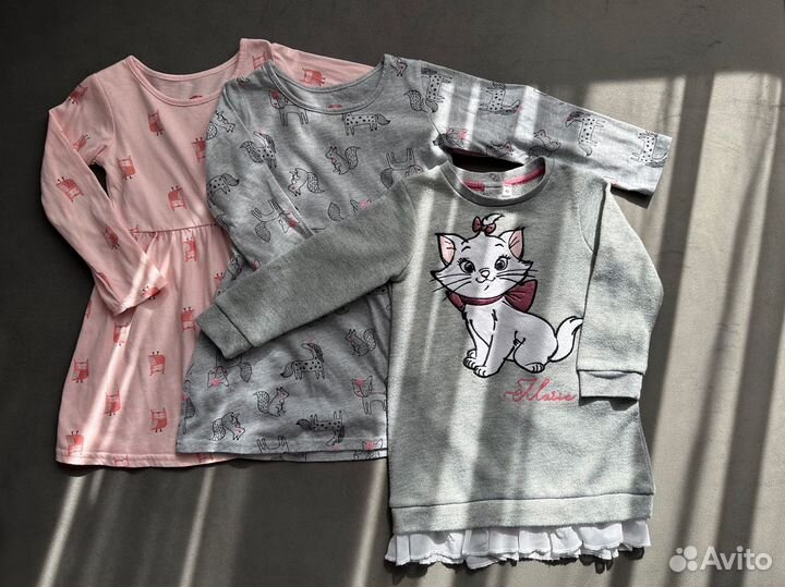 Пакет фирменных вещей для девочки 92-98