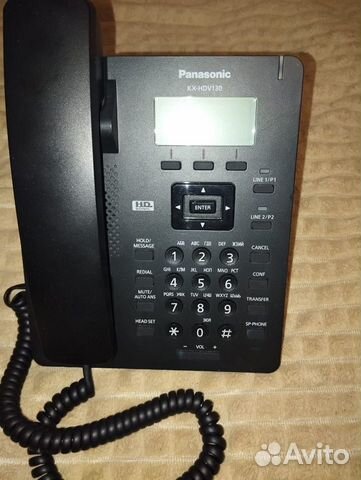 Новый телефон SIP Panasonic KX-HDV130RU объявление продам