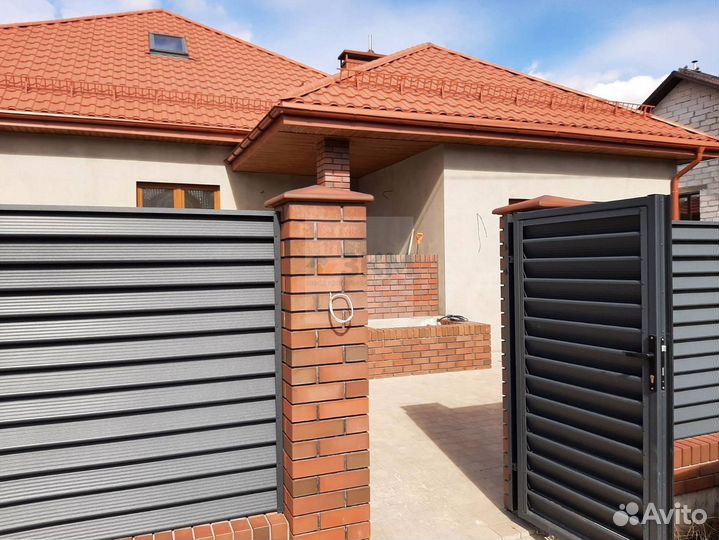 Забор жалюзи