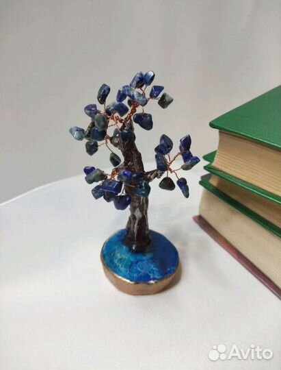 Дерево из камня Лазурит