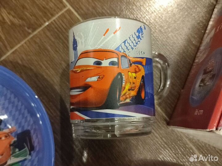 Набор посуды luminarc Cars (Тачки 2) новый