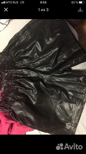 Шорты женские экокожа, очень мягкие