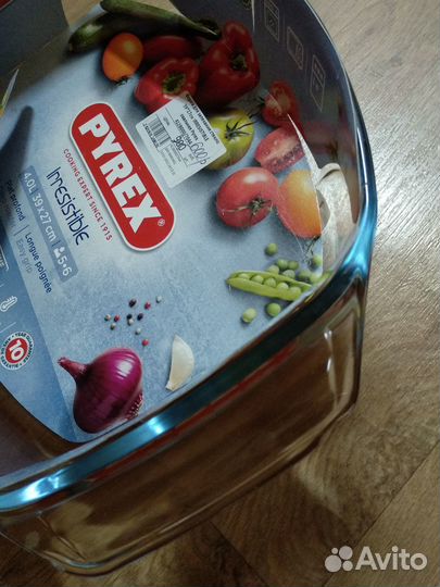 Pyrex стеклянная форма для запекания