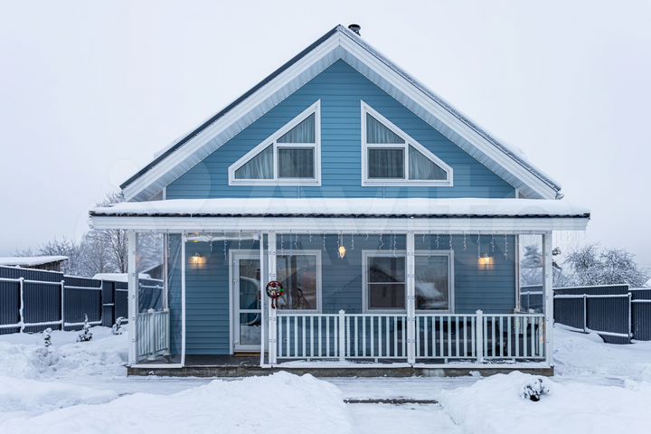 Коттедж 130 м² на участке 10 сот.