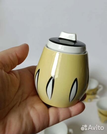 Сервиз кофейный, молочник шиповник лфз