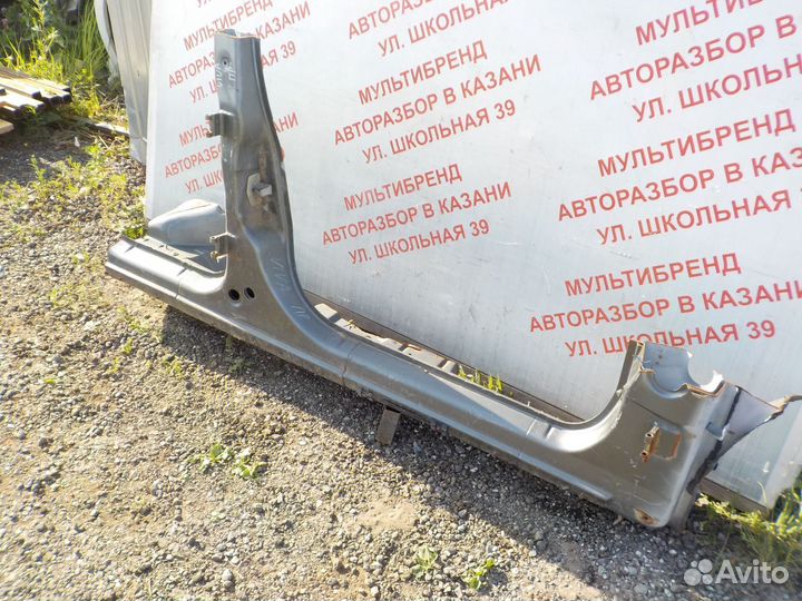 Порог правый со средний стойкой Шевроле Вива