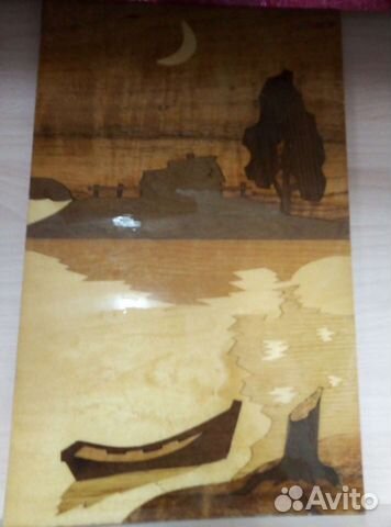 Картина инкрустация ценными породами древесины