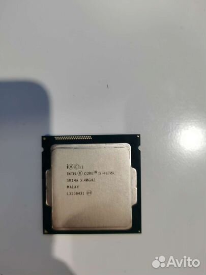 Процессор intel core i5 - 4670K