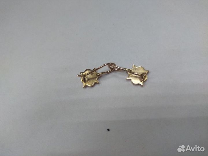 Серьги 585 пробы, р.0