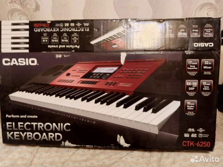 Синтезатор casio ctk 6250