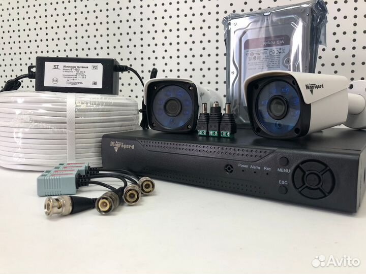 Видеонаблюдение готовый комплект
