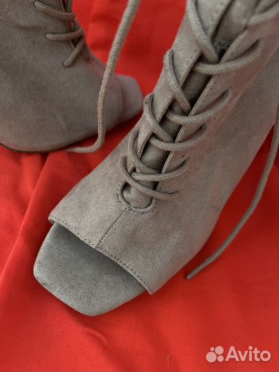 Летние ботильоны открытые пальцы