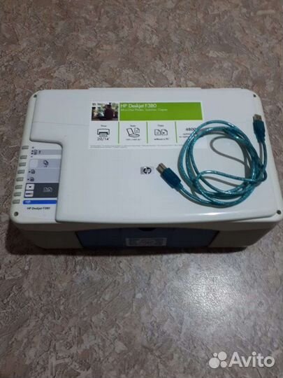 Цветной принтер HP Deskjet F380