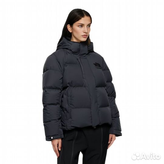 THE north face Down Jackets Unisex Gray (S)(40)