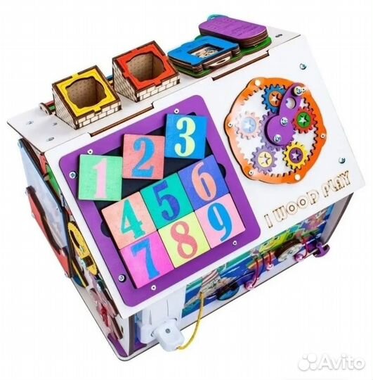 Бизиборд домик со светом