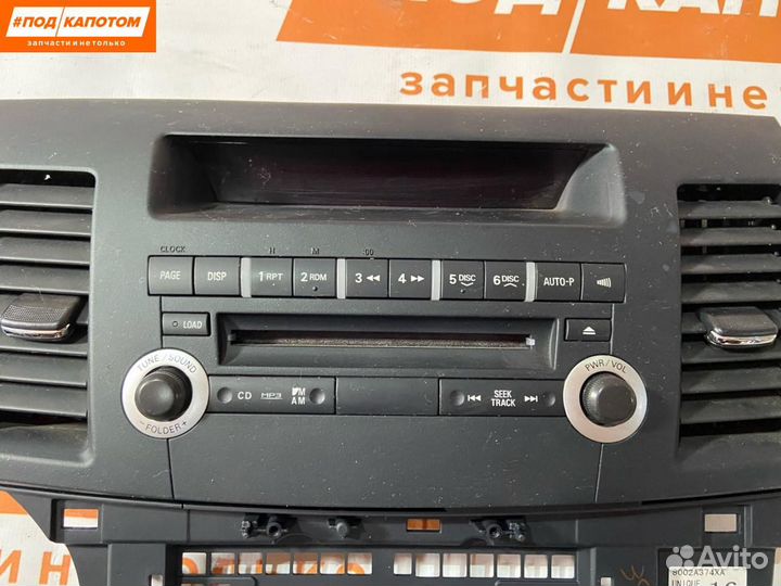 Панель управления магнитолой Mitsubishi Lancer 10