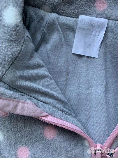 Флисовый комбинезон 74