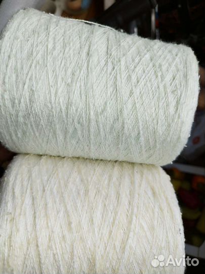 Пряжа Италия хлопок и шелк