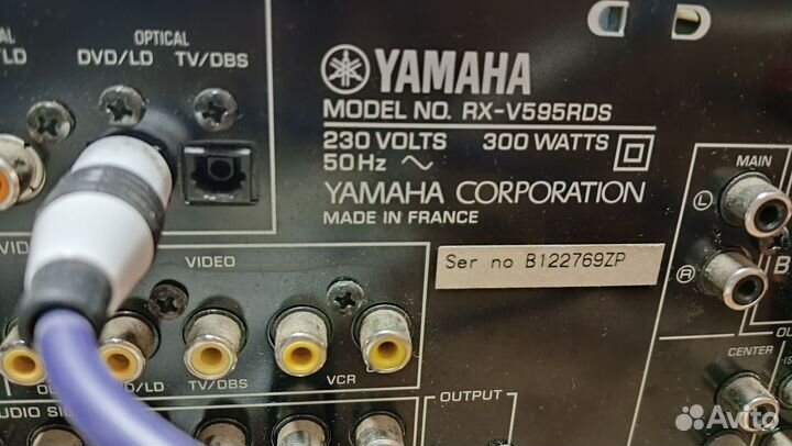 Av ресивер yamaha rx595rds