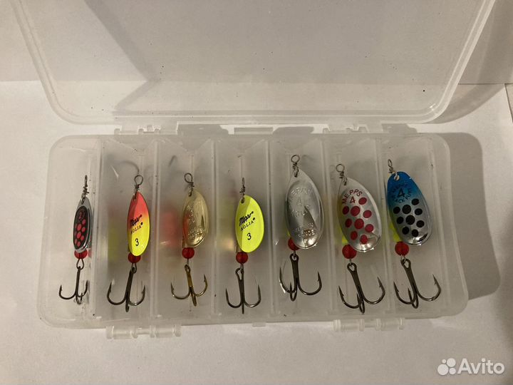Набор блесен 14 шт в коробке